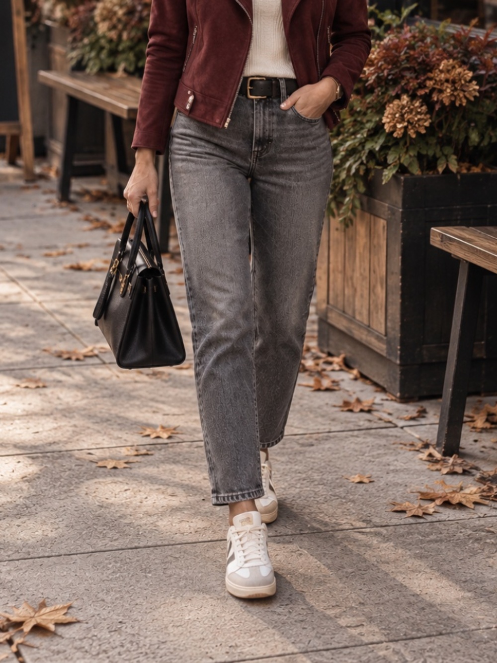 White House Black Market High Rise Straight Curvy Gray Jeans